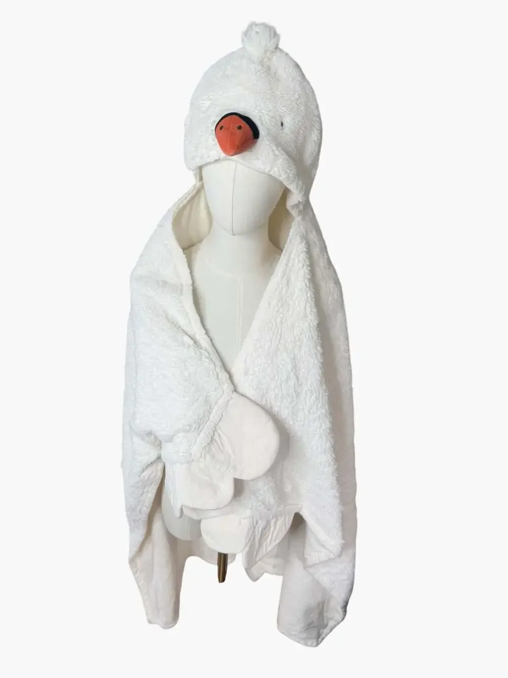 Pillowfort Swan Hooded Blanket 40